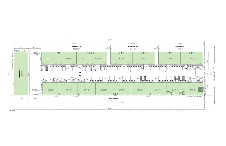 12039 Branford St, Sun Valley, CA à louer - Plan d’étage – Image 2 sur 9