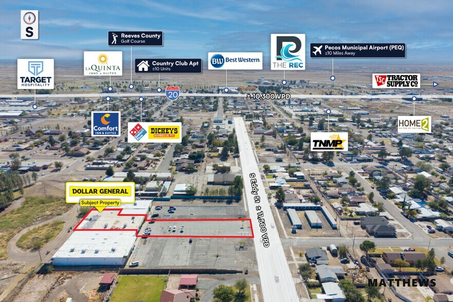 2024 S Eddy St, Pecos, TX à vendre - Photo de l’immeuble – Image 3 sur 3