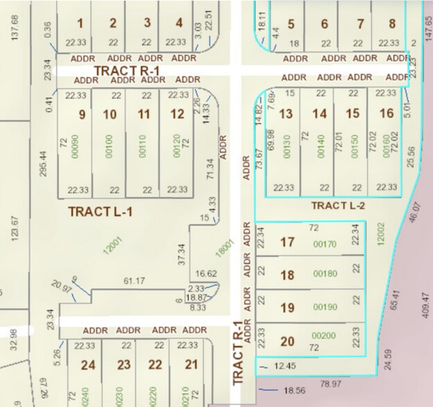 350 E 6th St, Apopka, FL à vendre - Plan cadastral – Image 2 sur 6