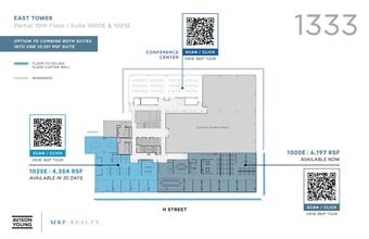 1333 H St NW, Washington, DC à louer Plan d’étage– Image 1 sur 1