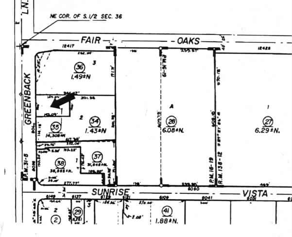 8042 Greenback Ln, Citrus Heights, CA à louer - Plan cadastral – Image 2 sur 3