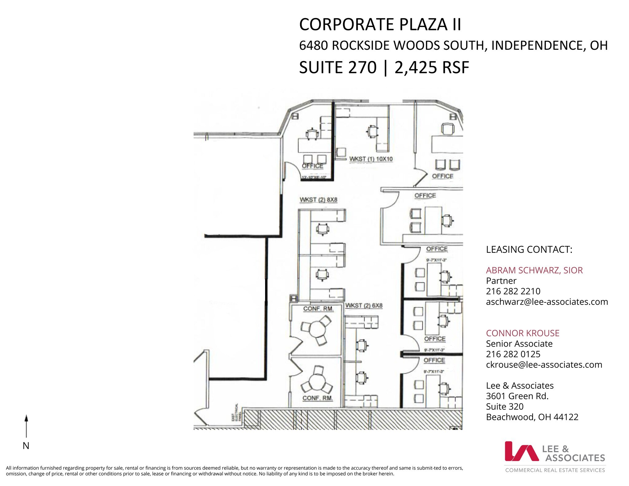 6480 Rockside Woods Blvd, Independence, OH à louer Plan de site– Image 1 sur 1