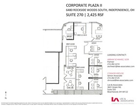 6480 Rockside Woods Blvd, Independence, OH à louer Plan de site– Image 1 sur 1