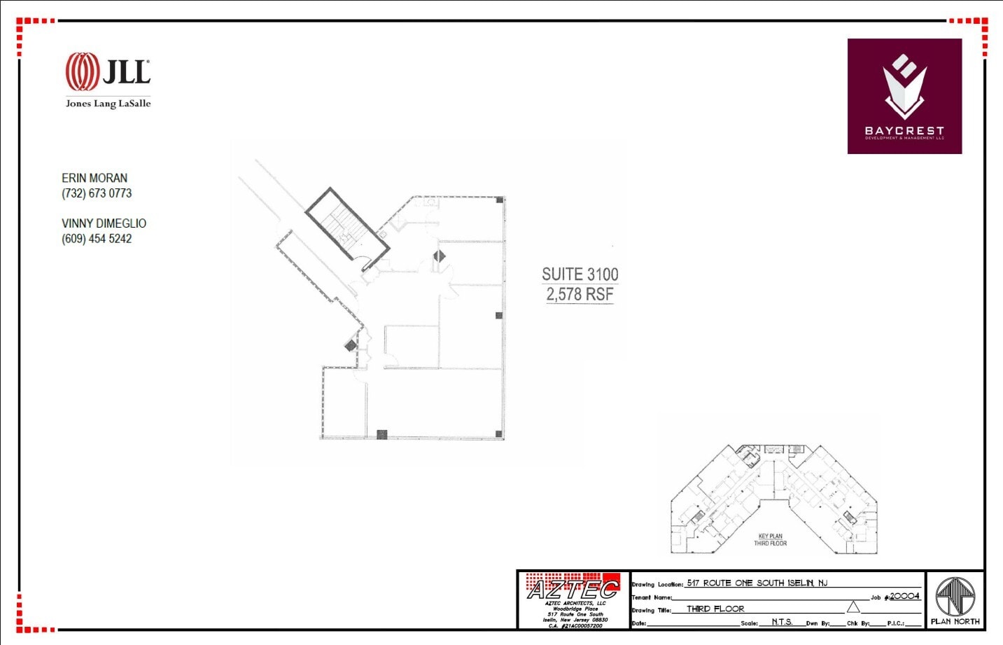 517 Route One South, Iselin, NJ à louer Plan d’étage– Image 1 sur 1