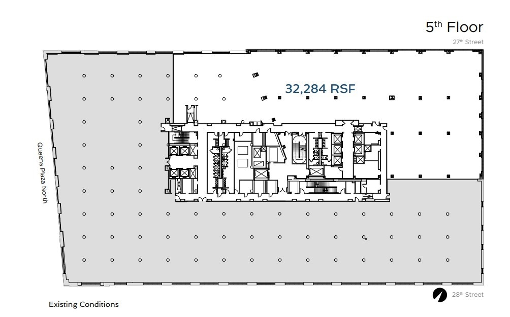 27-01 Queens Plz N, Long Island City, NY à louer Plan d’étage– Image 1 sur 1