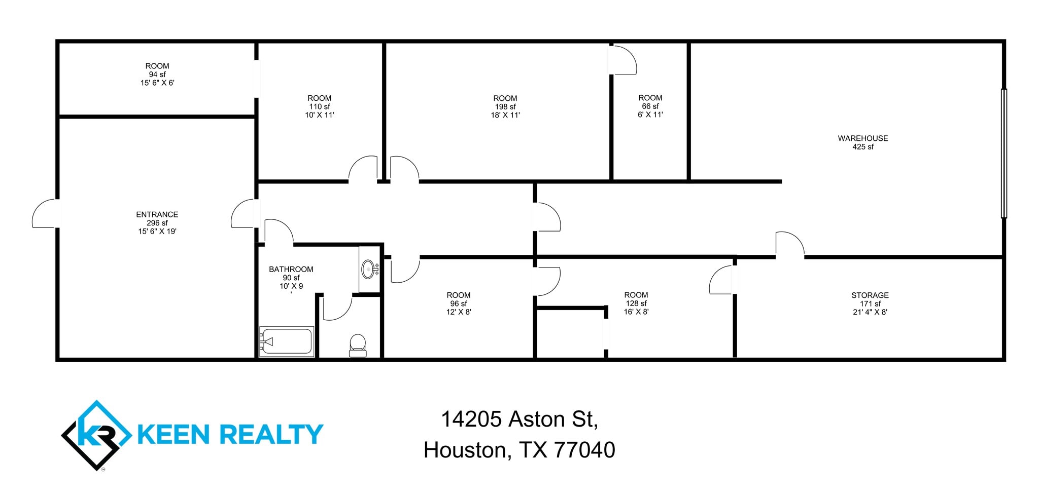 14201-14227 Aston St, Houston, TX à louer Plan de site– Image 1 sur 1