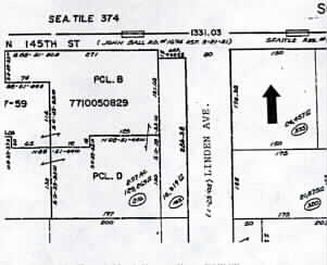 911 N 145th St, Seattle, WA à vendre - Plan cadastral – Image 2 sur 9