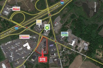 181-185 Borrelli Blvd, Paulsboro, NJ - Vue aérienne vue de carte