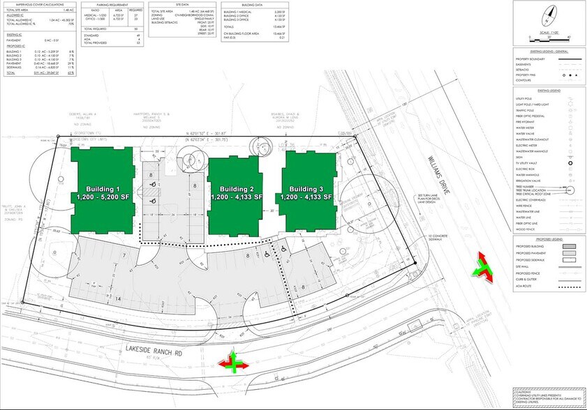 1004 Lakeside Ranch Rd, Georgetown, TX à vendre - Plan de site – Image 2 sur 6