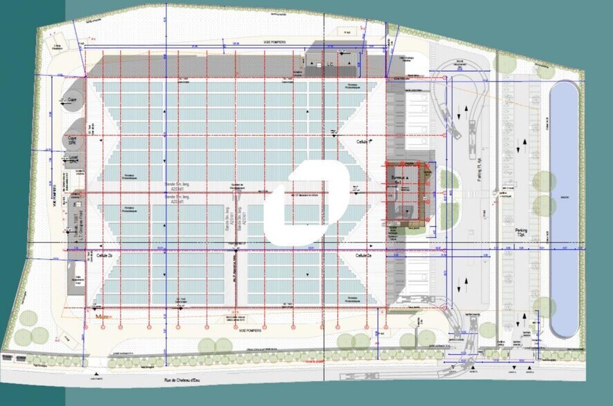 Industriel/Logistique dans NYOISEAU à louer - Plan d’étage – Image 2 sur 2