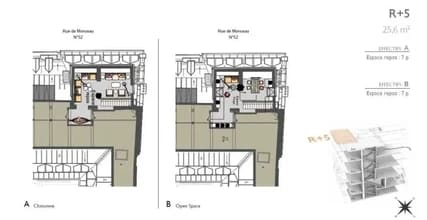 52 Rue De Monceau, Paris à louer Plan d’étage– Image 1 sur 1