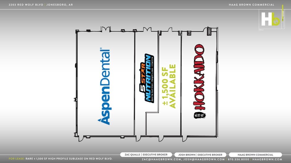 2203 Red Wolf Blvd, Jonesboro, AR à louer - Plan de site – Image 2 sur 3
