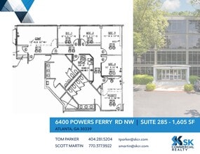 6400 Powers Ferry Rd NW, Atlanta, GA à louer Plan de site– Image 1 sur 19