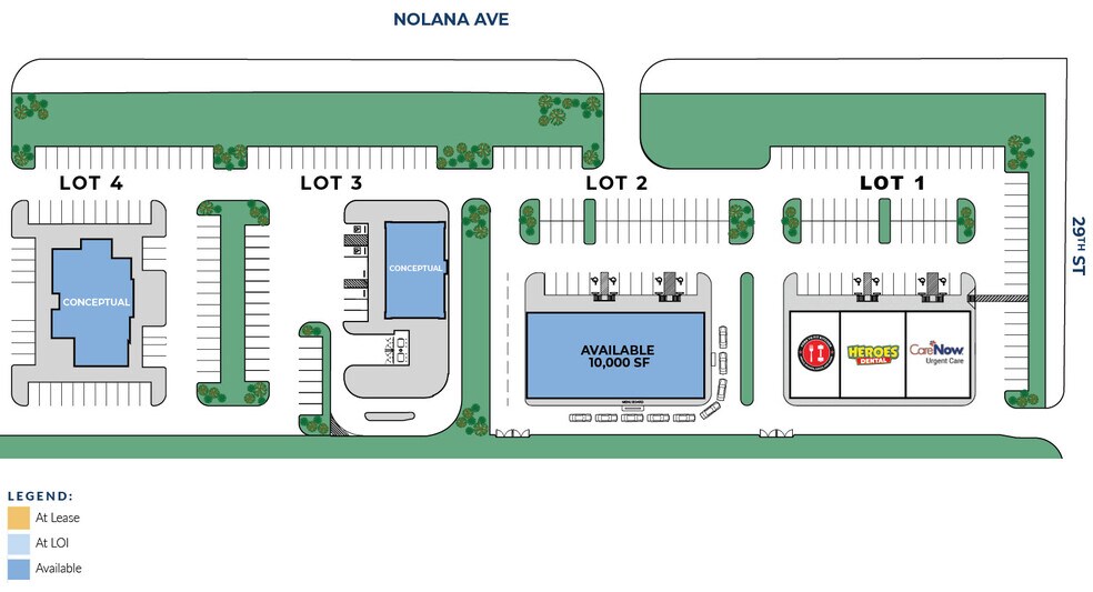 N 29th St & Nolana St, McAllen, TX à louer - Photo de l’immeuble – Image 2 sur 4