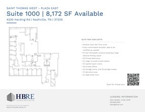 4230 Harding Rd, Nashville, TN à louer Plan de site– Image 1 sur 1