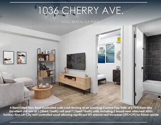 Plus de détails pour 1036 Cherry Ave, Long Beach, CA - Logement à vendre