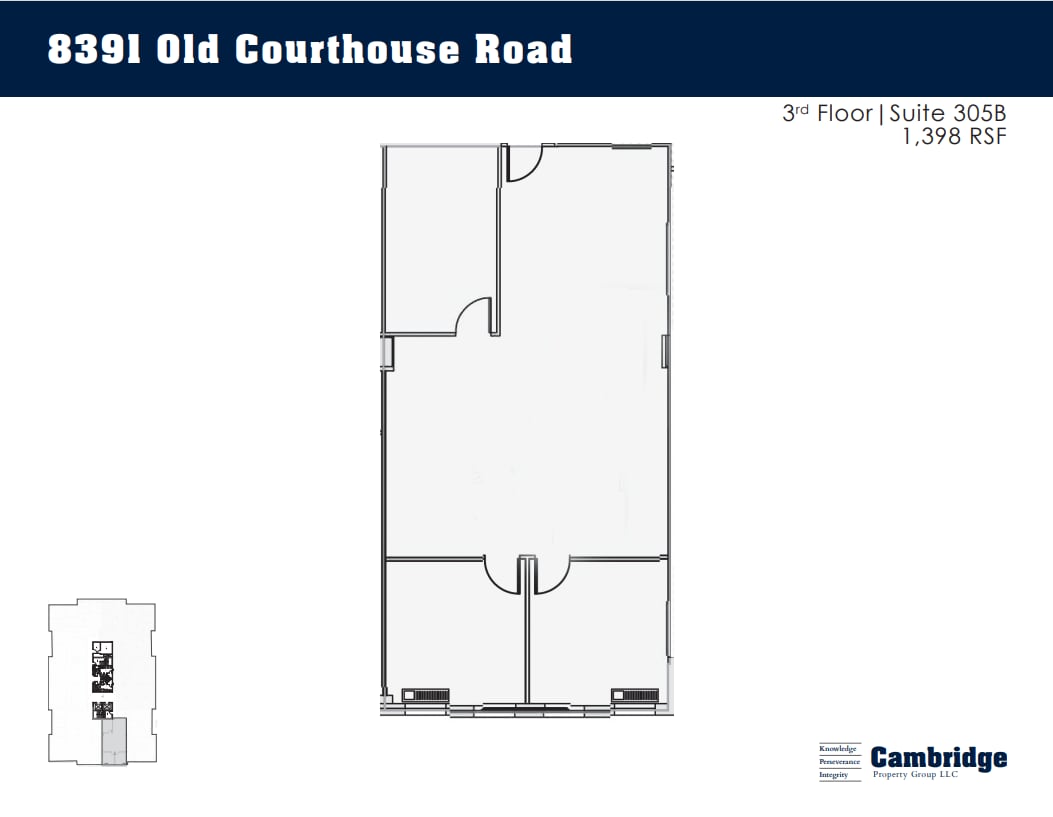 8391 Old Courthouse Rd, Vienna, VA à louer Plan d’étage– Image 1 sur 1