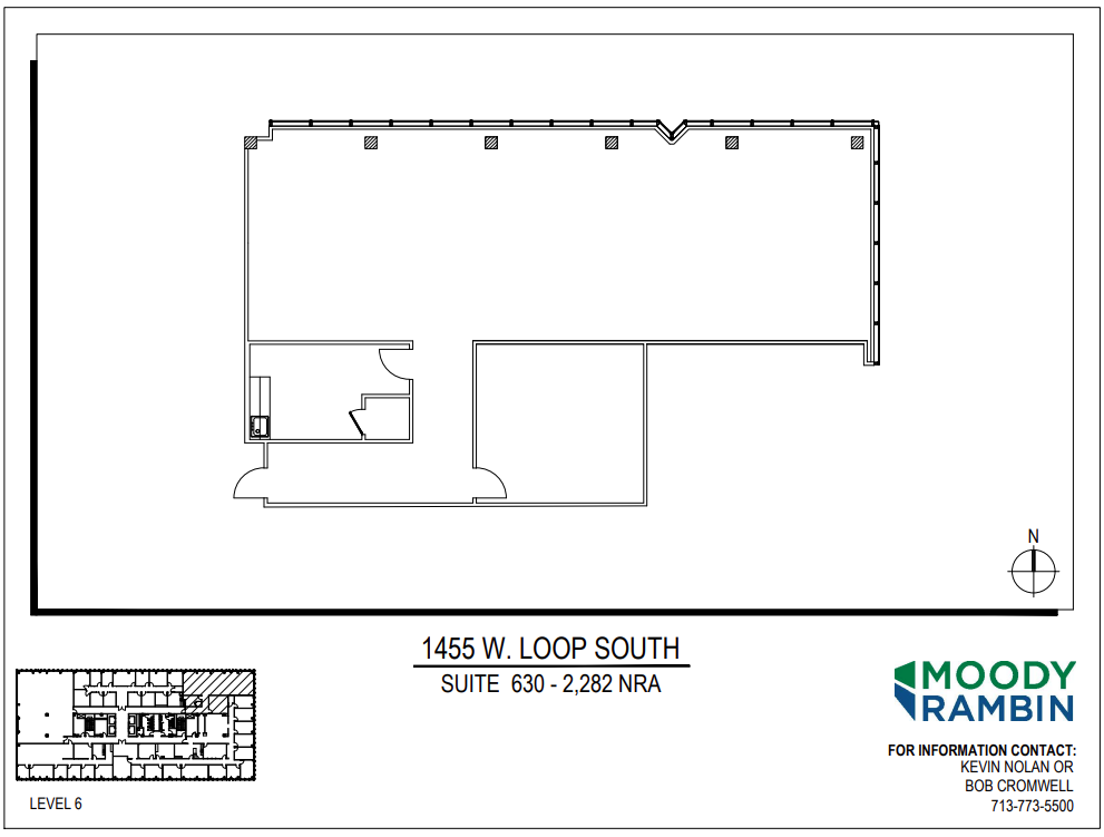 1455 West Loop S, Houston, TX à louer Plan d’étage– Image 1 sur 1