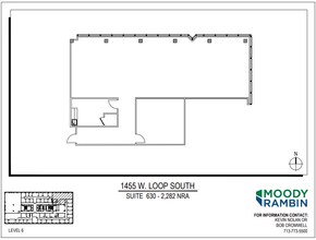 1455 West Loop S, Houston, TX à louer Plan d’étage– Image 1 sur 1