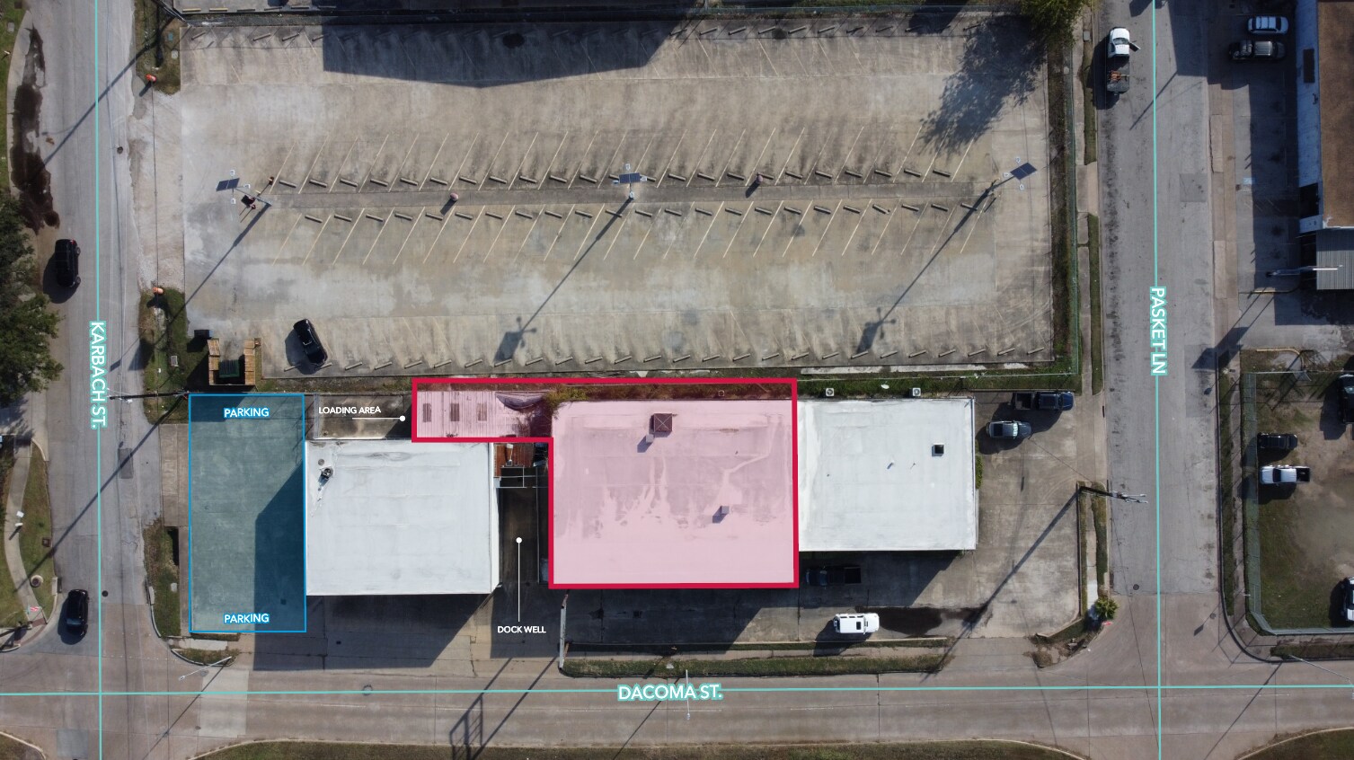 4815 Dacoma St, Houston, TX à louer Aérien– Image 1 sur 9