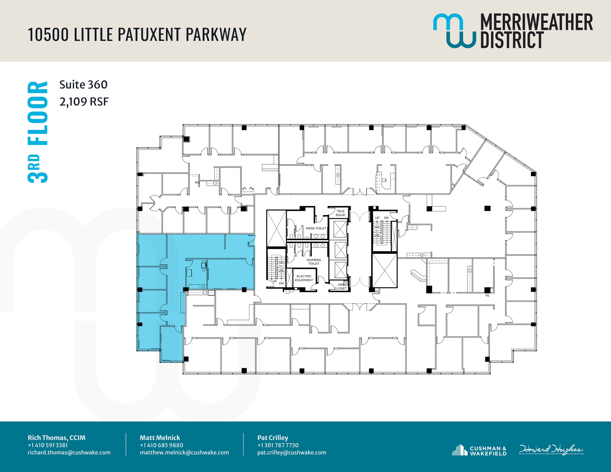 10480 Little Patuxent Pky, Columbia, MD à louer Plan d’étage– Image 1 sur 1