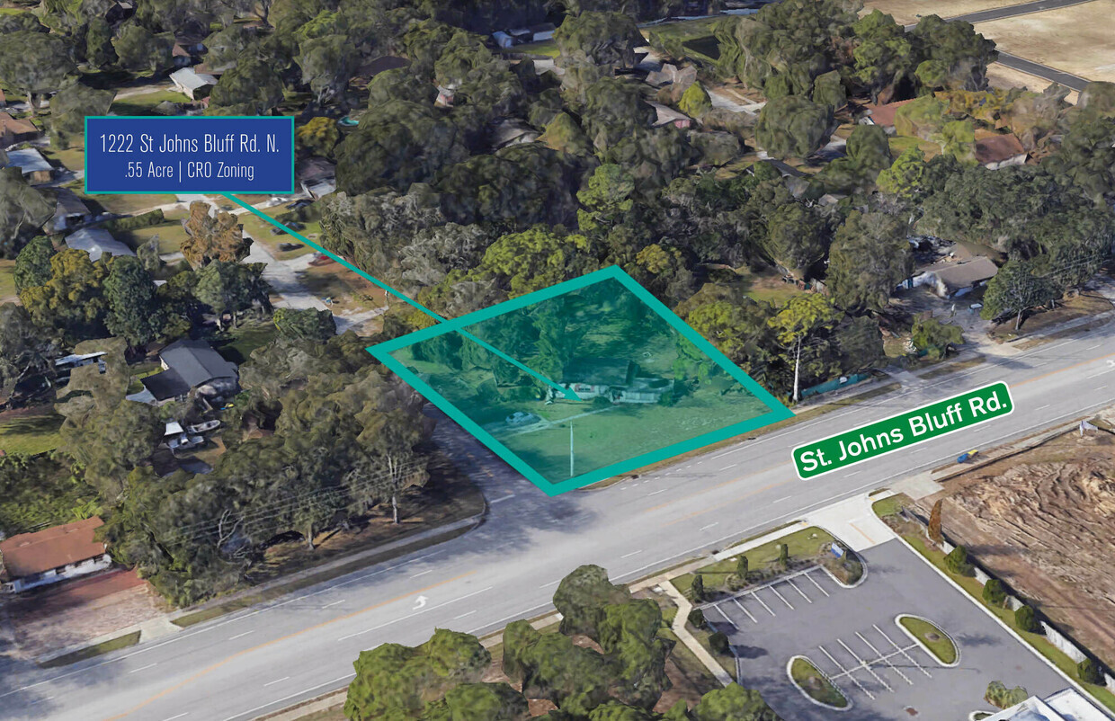 1222 Saint Johns Bluff Rd N, Jacksonville, FL à vendre Aérien– Image 1 sur 7