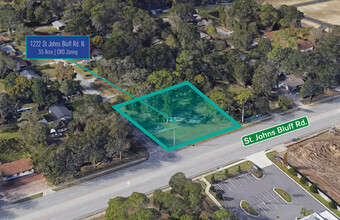 1222 Saint Johns Bluff Rd N, Jacksonville, FL - VUE AÉRIENNE  vue de carte - Image1