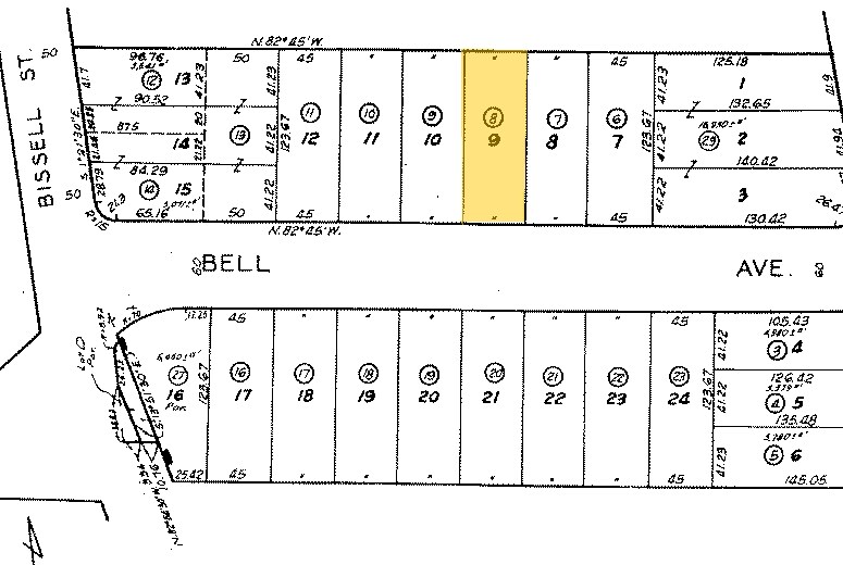 3427 Bell Ave, Bell, CA à vendre - Plan cadastral – Image 2 sur 7