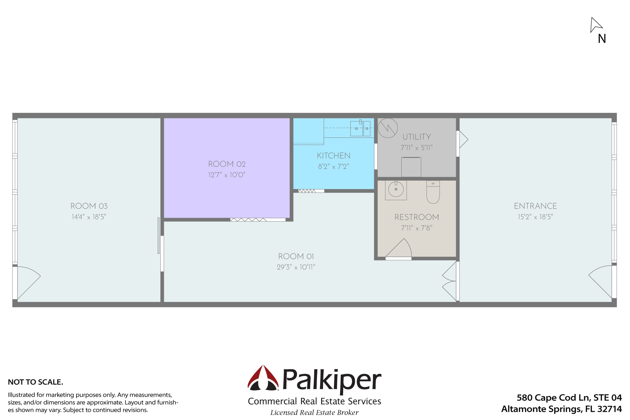 580 Cape Cod Ln, Altamonte Springs, FL à louer Plan d’étage– Image 1 sur 5