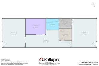 580 Cape Cod Ln, Altamonte Springs, FL à louer Plan d’étage– Image 1 sur 5
