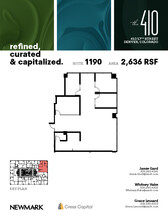 410 17th St, Denver, CO à louer Plan d’étage– Image 1 sur 1