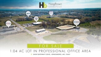 Plus de détails pour 3408 Gateway Cv, Jonesboro, AR - Terrain à vendre