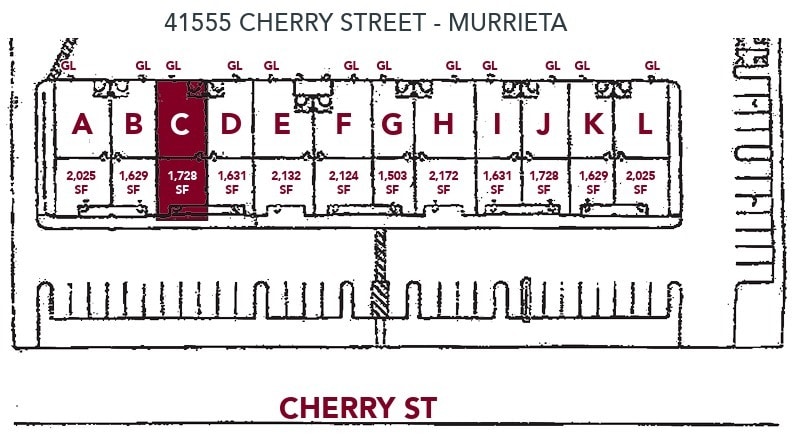 41543 Cherry St, Murrieta, CA à louer Plan d’étage– Image 1 sur 1