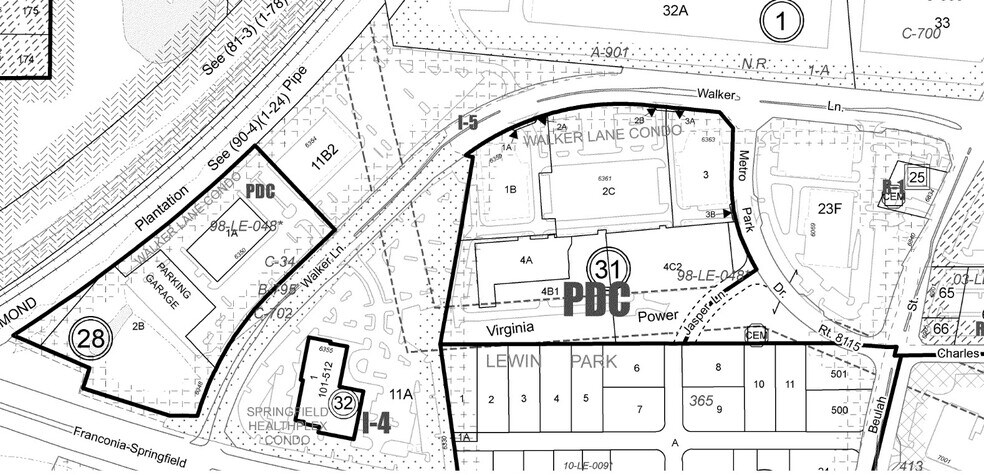 6909 Metro Park Dr, Alexandria, VA à louer - Plan cadastral – Image 2 sur 5