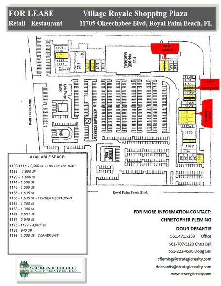 1105-1199 Royal Palm Beach Blvd, Royal Palm Beach, FL à louer - Plan de site – Image 2 sur 2
