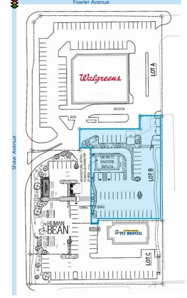 1750 Shaw Ave, Clovis, CA à vendre - Plan de site – Image 2 sur 3