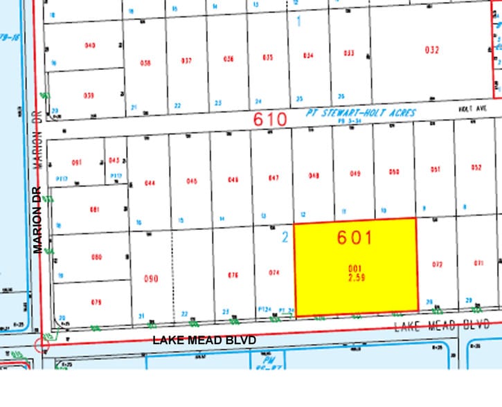 4884 E Lake Mead Blvd, Las Vegas, NV à louer - Plan cadastral – Image 2 sur 12