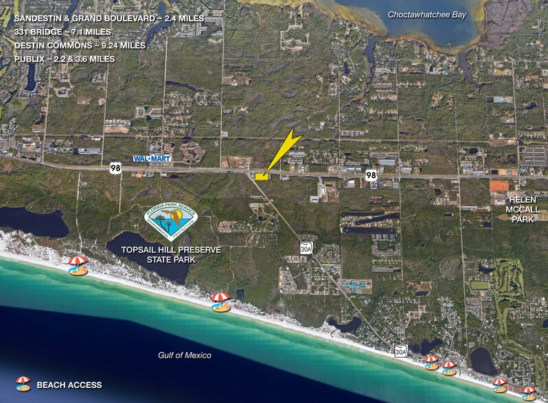 ±3.73 Acres U.S. 98, Santa Rosa Beach, FL à vendre - Photo principale – Image 1 sur 6