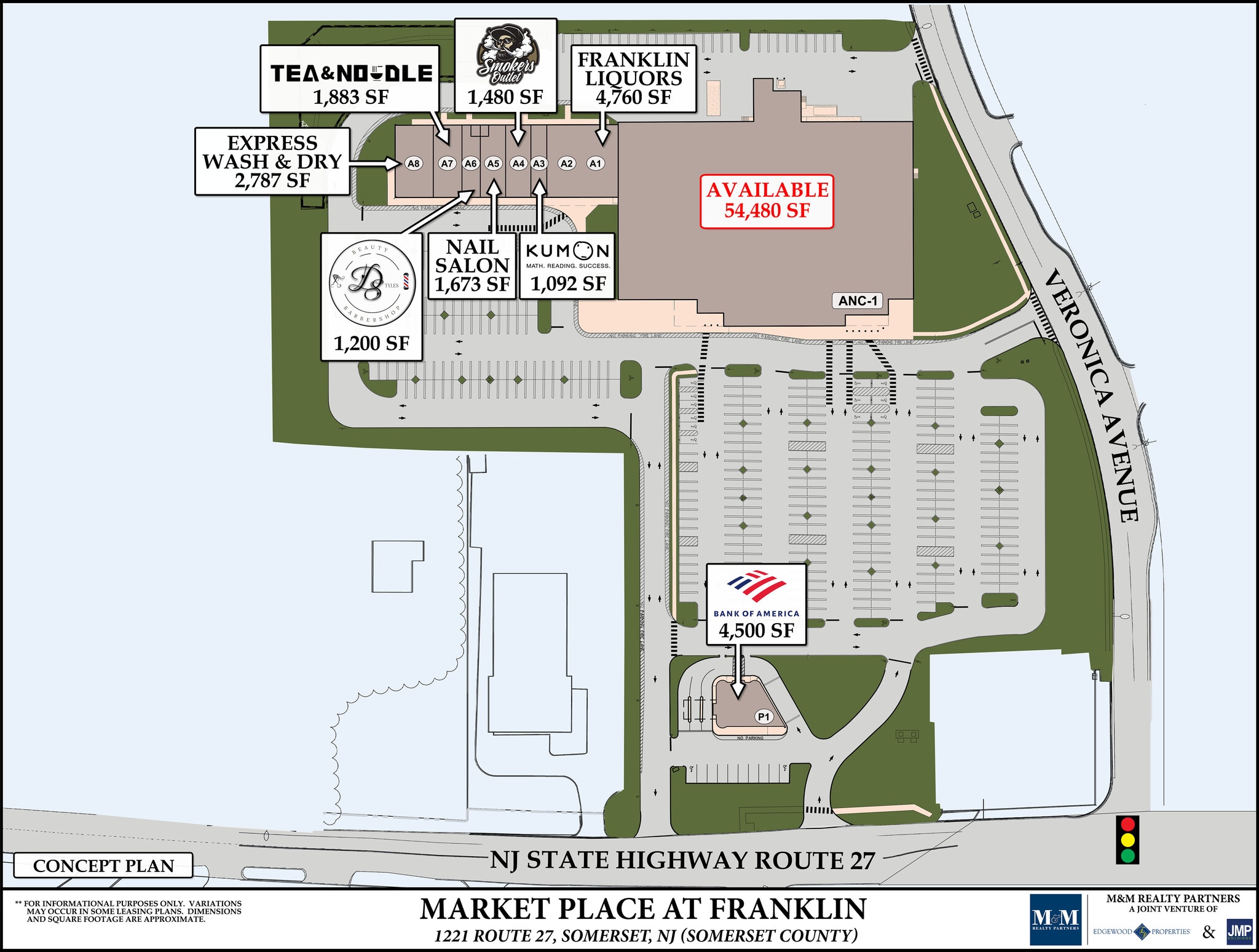 State Highway 27, Somerset, NJ à louer Plan de site– Image 1 sur 1
