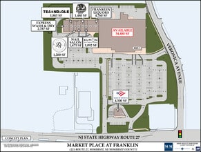 State Highway 27, Somerset, NJ à louer Plan de site– Image 1 sur 1
