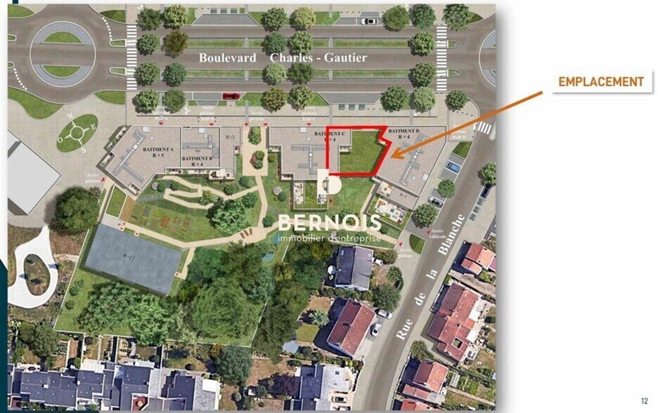 Boulevard Charles Gautier, Saint-Herblain à louer - Plan de site – Image 3 sur 3