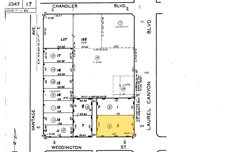 5301 Laurel Canyon Blvd, North Hollywood, CA à louer - Plan cadastral – Image 2 sur 4