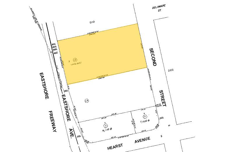 1805-1807 Eastshore Hwy, Berkeley, CA à louer - Plan cadastral – Image 3 sur 30