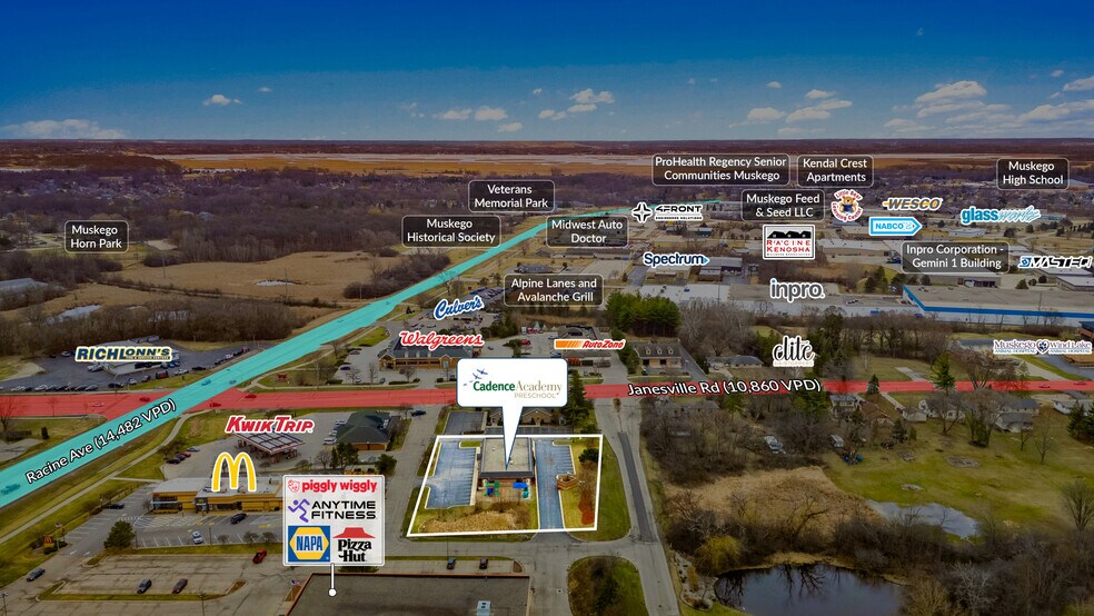 S80W18906 Janesville rd, Muskego, WI à vendre - Photo de l’immeuble – Image 3 sur 5