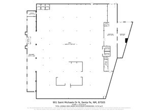 901 Saint Michaels Dr, Santa Fe, NM à louer Plan de site– Image 1 sur 1