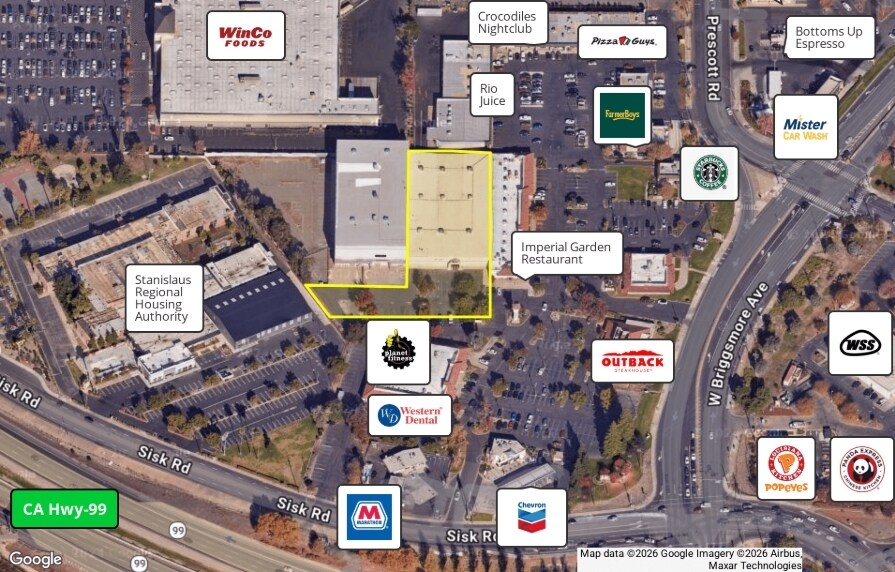 2045 W Briggsmore Ave, Modesto, CA à louer - Photo de l’immeuble – Image 2 sur 30
