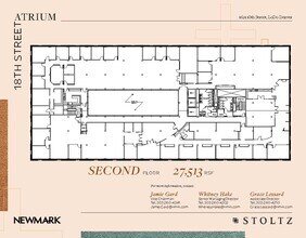 1621 18th St, Denver, CO à louer Plan d’étage– Image 1 sur 1