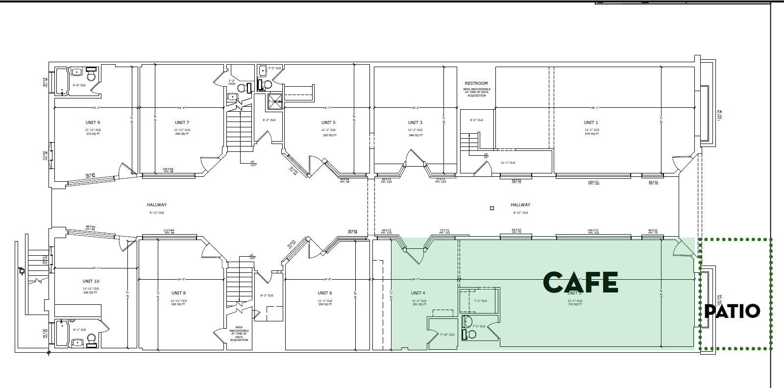 457 Palm Canyon Dr, Palm Springs, CA à louer Plan d’étage– Image 1 sur 1