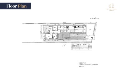 523 Rose Ave, Venice, CA à louer Plan d’étage– Image 1 sur 1