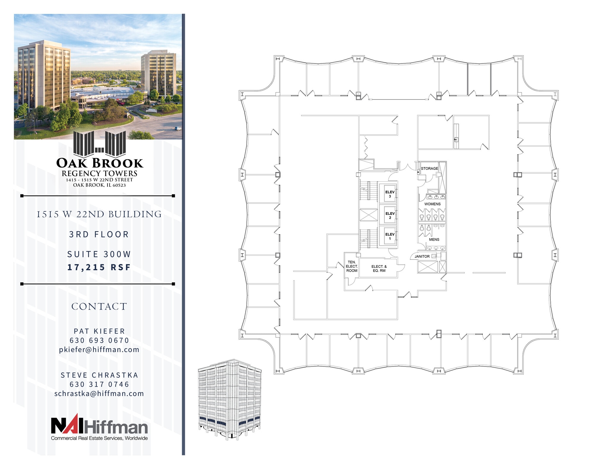 1415 W 22nd St, Oak Brook, IL à louer Plan d’étage– Image 1 sur 1